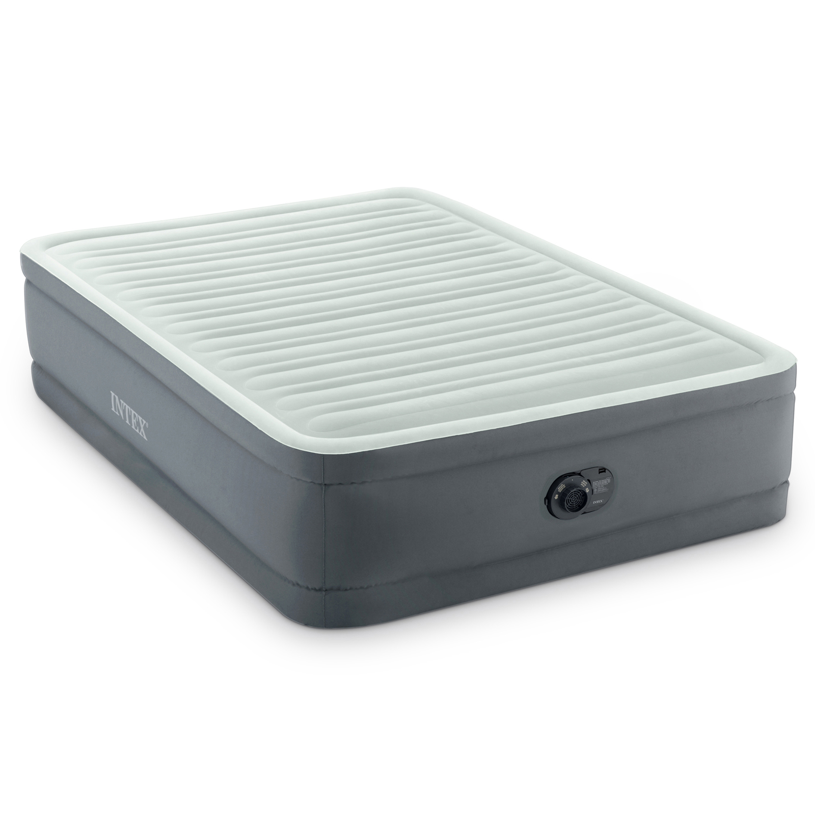Intex PremAire I Fiber-Tech Elevated Air Mattress Bed with Built-In Pump, Full gallery