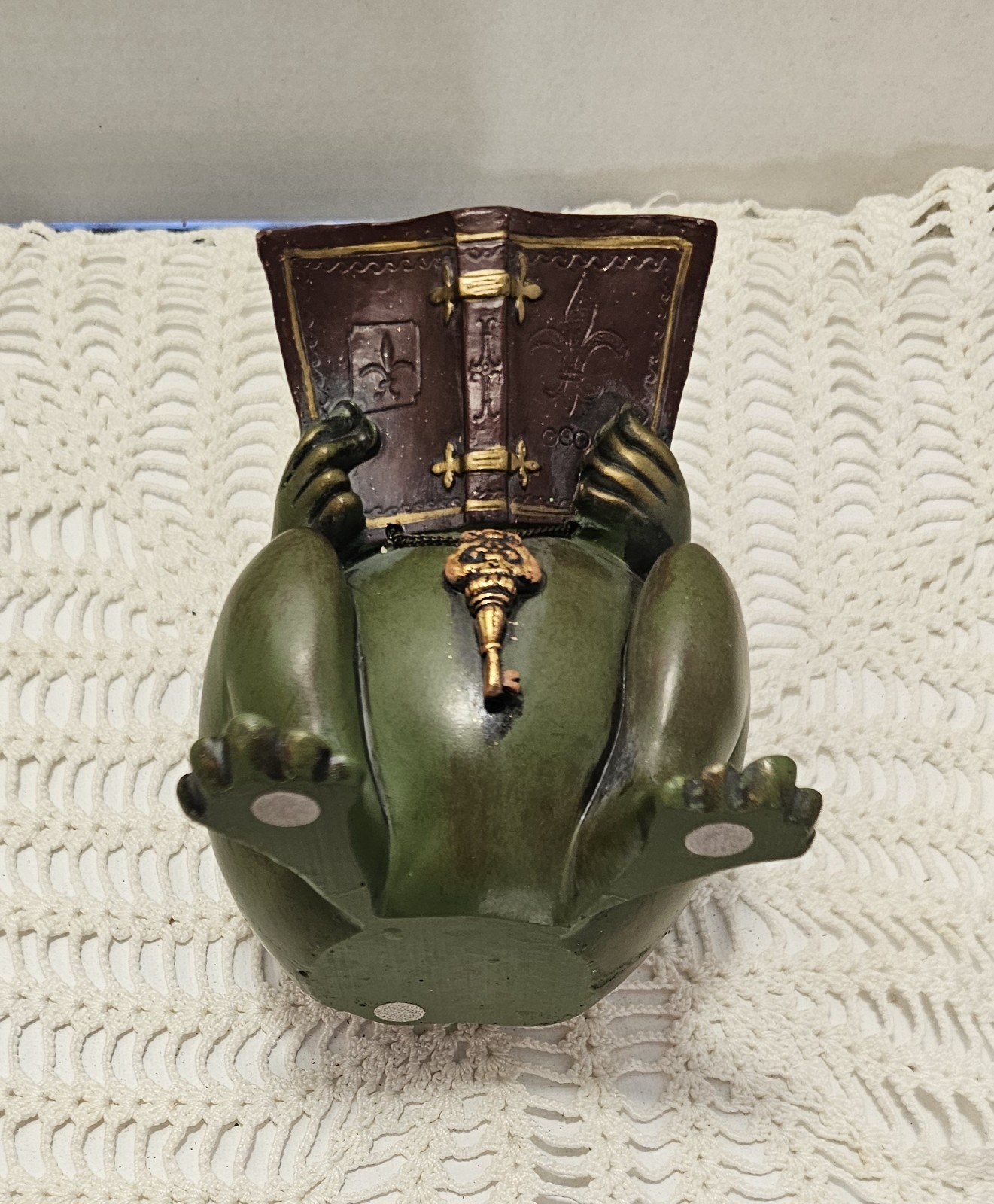 Buchstützen "Superior Frog Gatekeeper", 15,5 cm hoch, 10,5 cm tief, 9,0 cm breit gallery