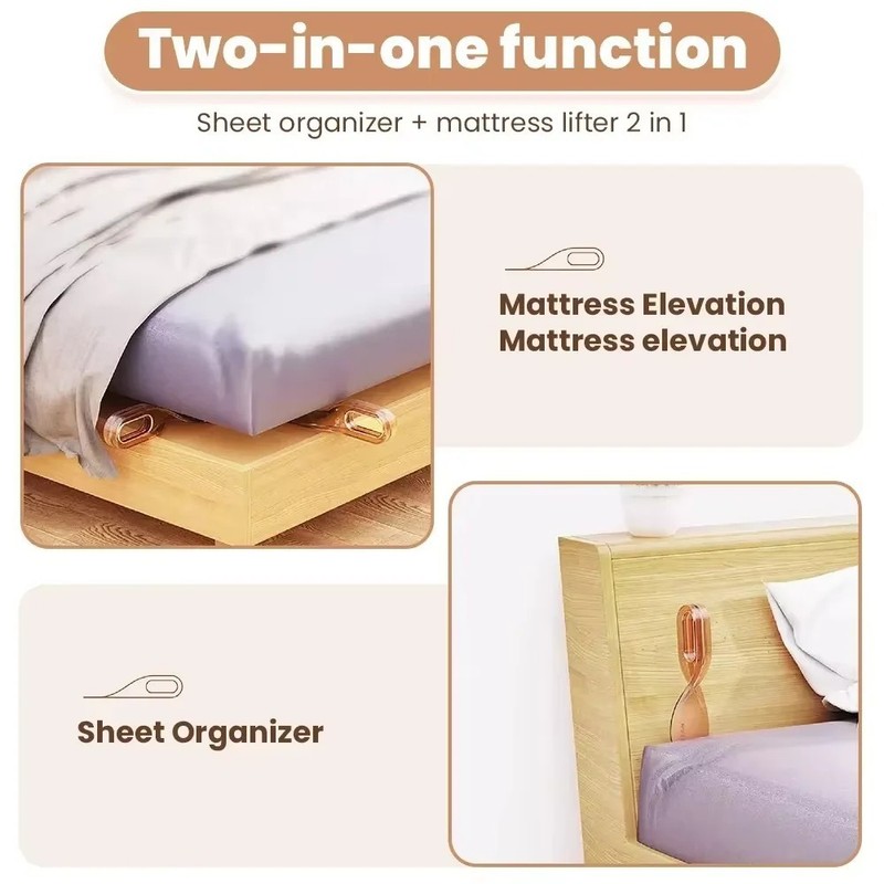 Mattress Lifter Wedge Tool Ergonomic Bed Sheet Changing Aid Portable Handle gallery