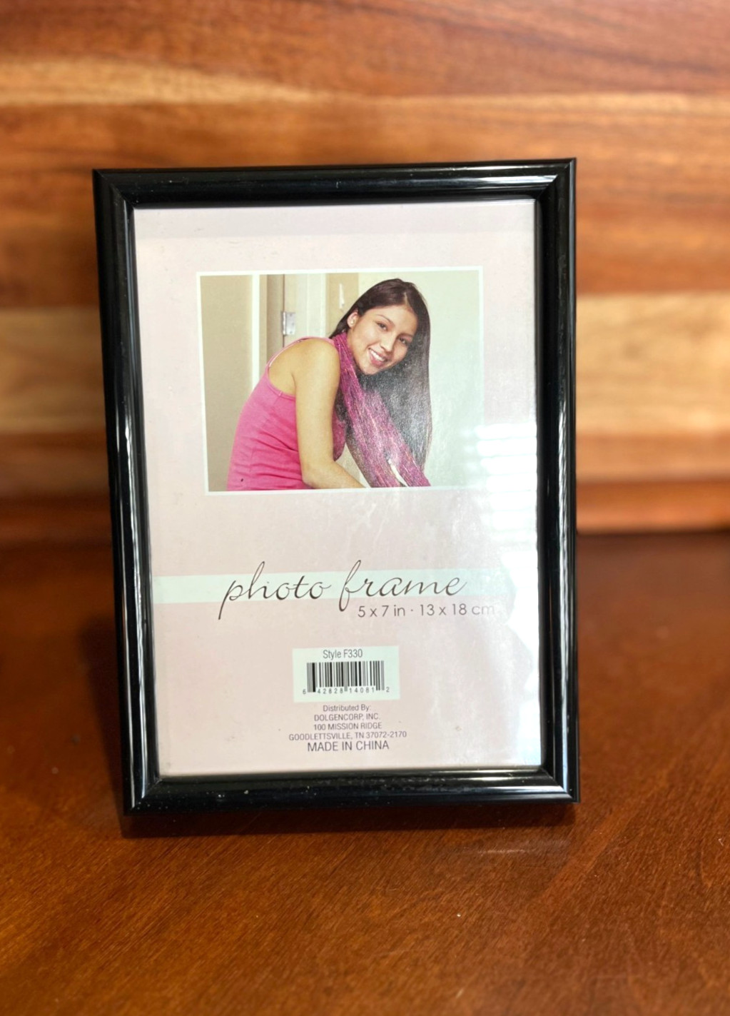 Black 5x7 Photo Frame * Portrait or Landscape * Tabletop or Wall Display gallery