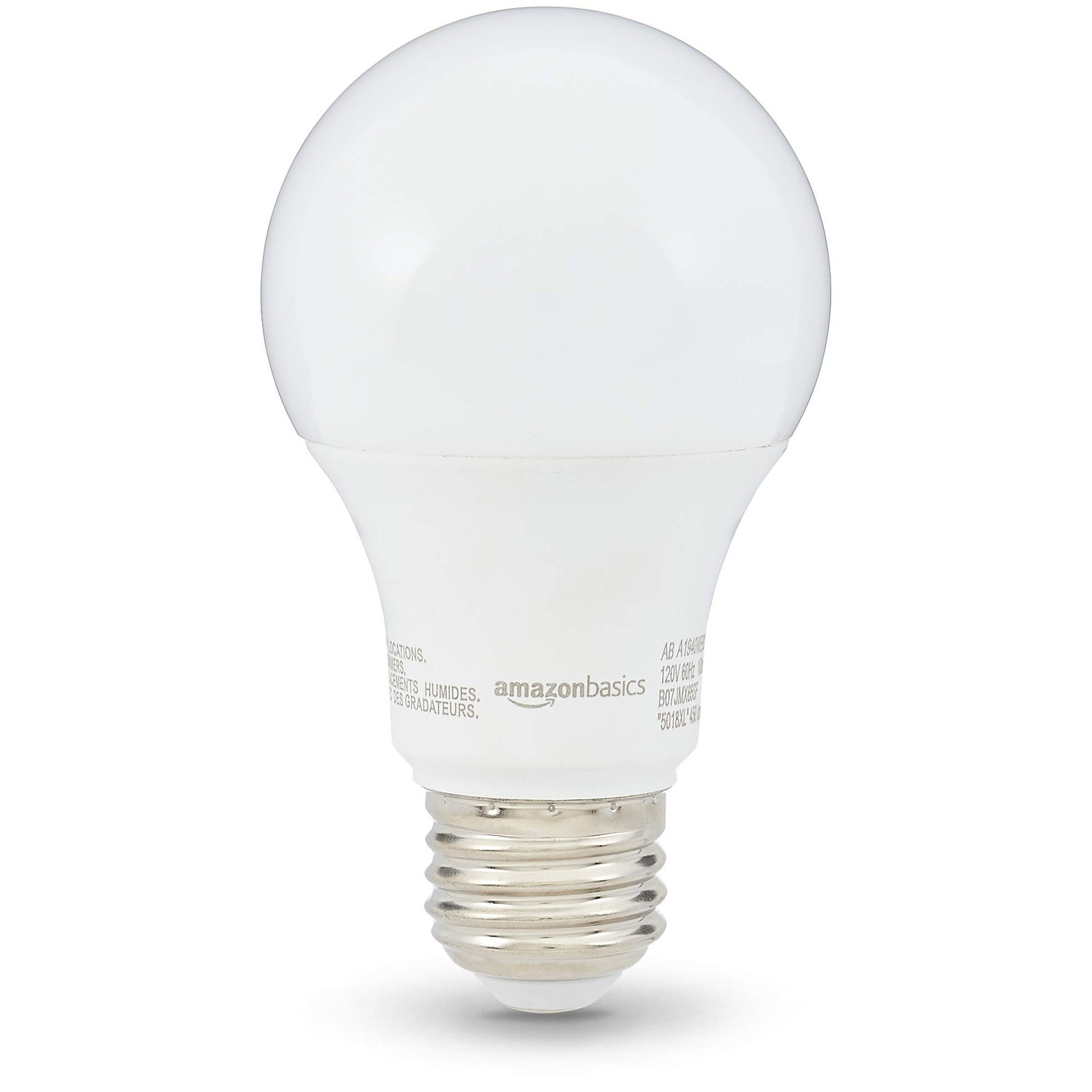 Amazon Basics Non-Dimmable LED Light Bulbs, 6 Count (Pack of 1), Soft White gallery