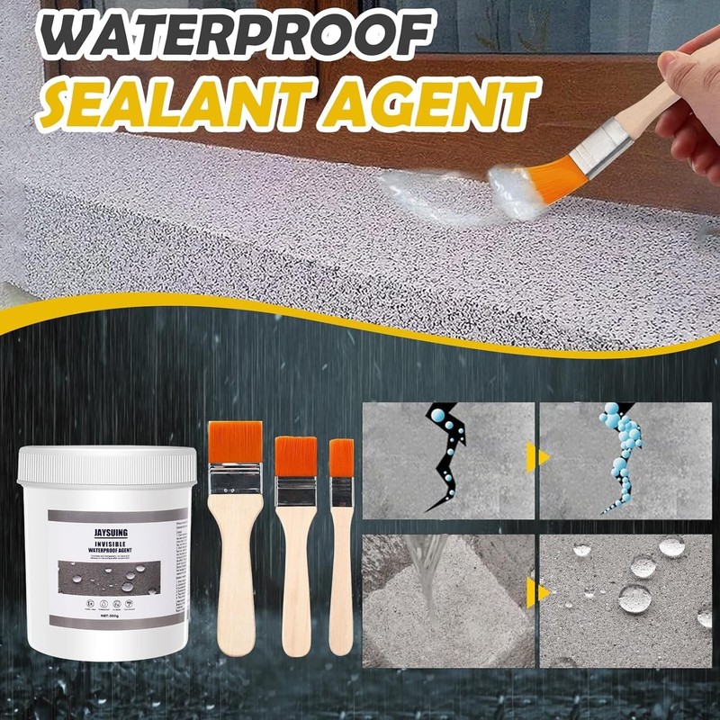 Transparent Waterproof Coating, Super Strong Waterproof Anti-Leakage Agent Invis gallery