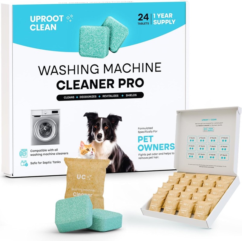 Uproot Clean Washing Machine Cleaner Tablets 24 Pack for a 12 Month Supply. Fo gallery
