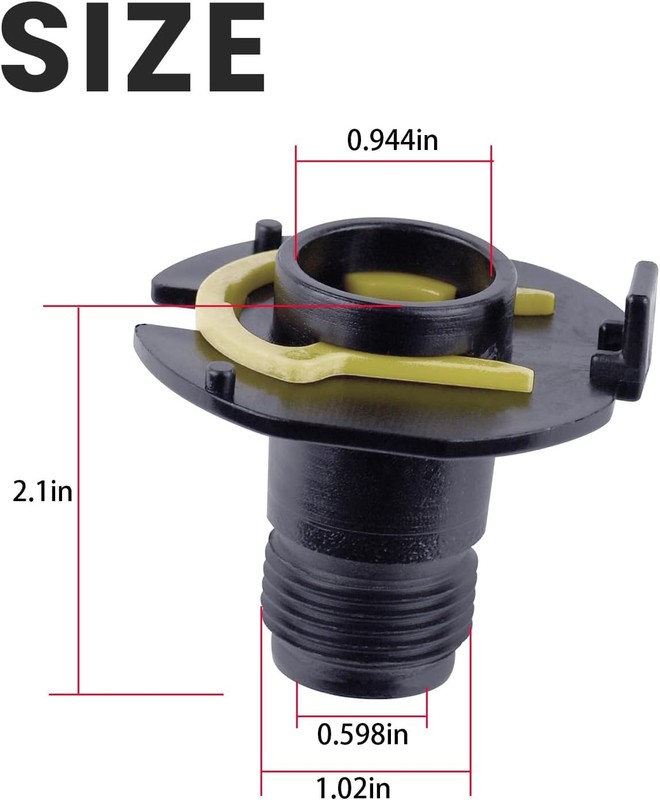 1Pcs Hose Reel Connector w/ Retainer Clip Part Fits S-uncast Model Hose Reels gallery