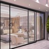 Magnetic Screen Door Fits Door Size 76" x 82", Screen Size 78" x 83", Reversi... gallery