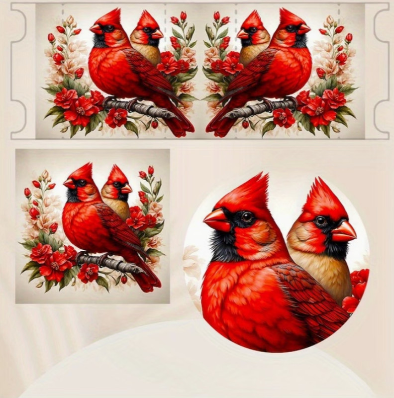 Red Cardinal Bird Coffee Mug – Floral Nature Mug, Cardinal Lover Gift gallery