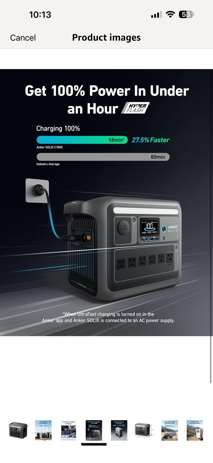 Anker SOLIX C1000X Portable Power Station gallery