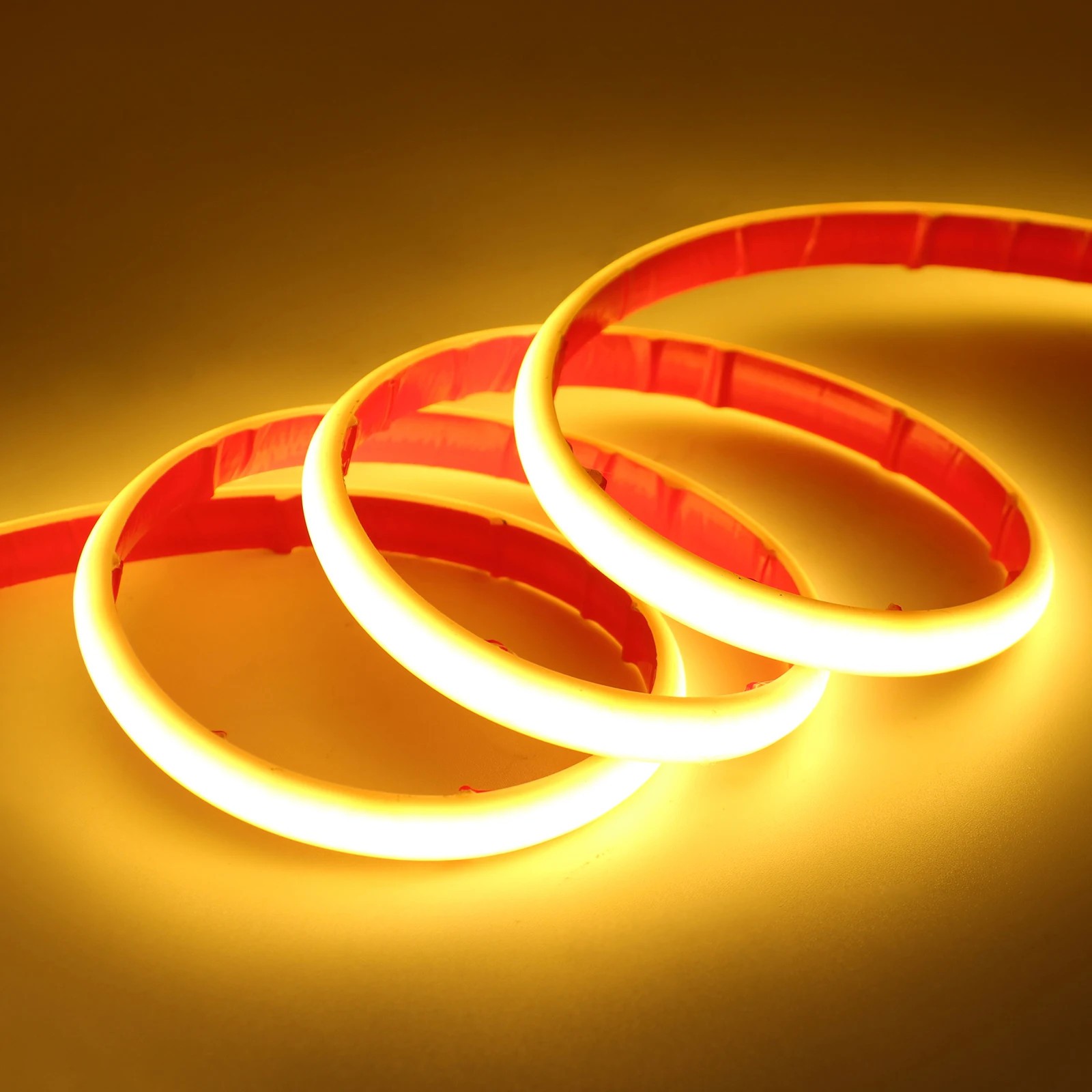 IP68 Waterproof COB LED Strip 320Leds/M DC 24V Flexible Car Boat Rope Light Tape gallery