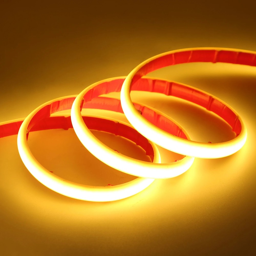 IP68 Waterproof COB LED Strip 320Leds/M DC 24V Flexible Car Boat Rope Light Tape