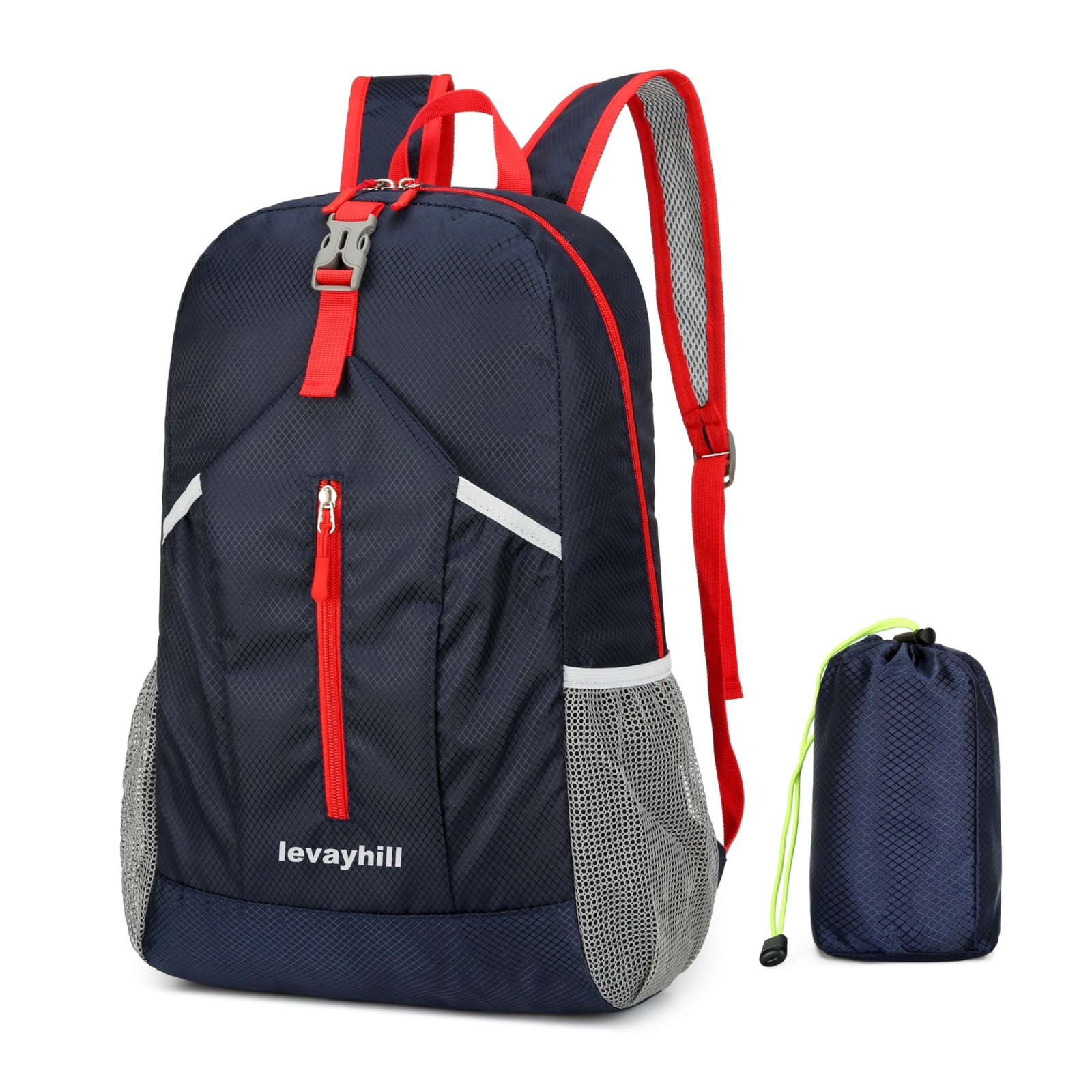 25L Foldable Hiking Backpack Lightweight Packable Basic-Daypack Collapsible B…