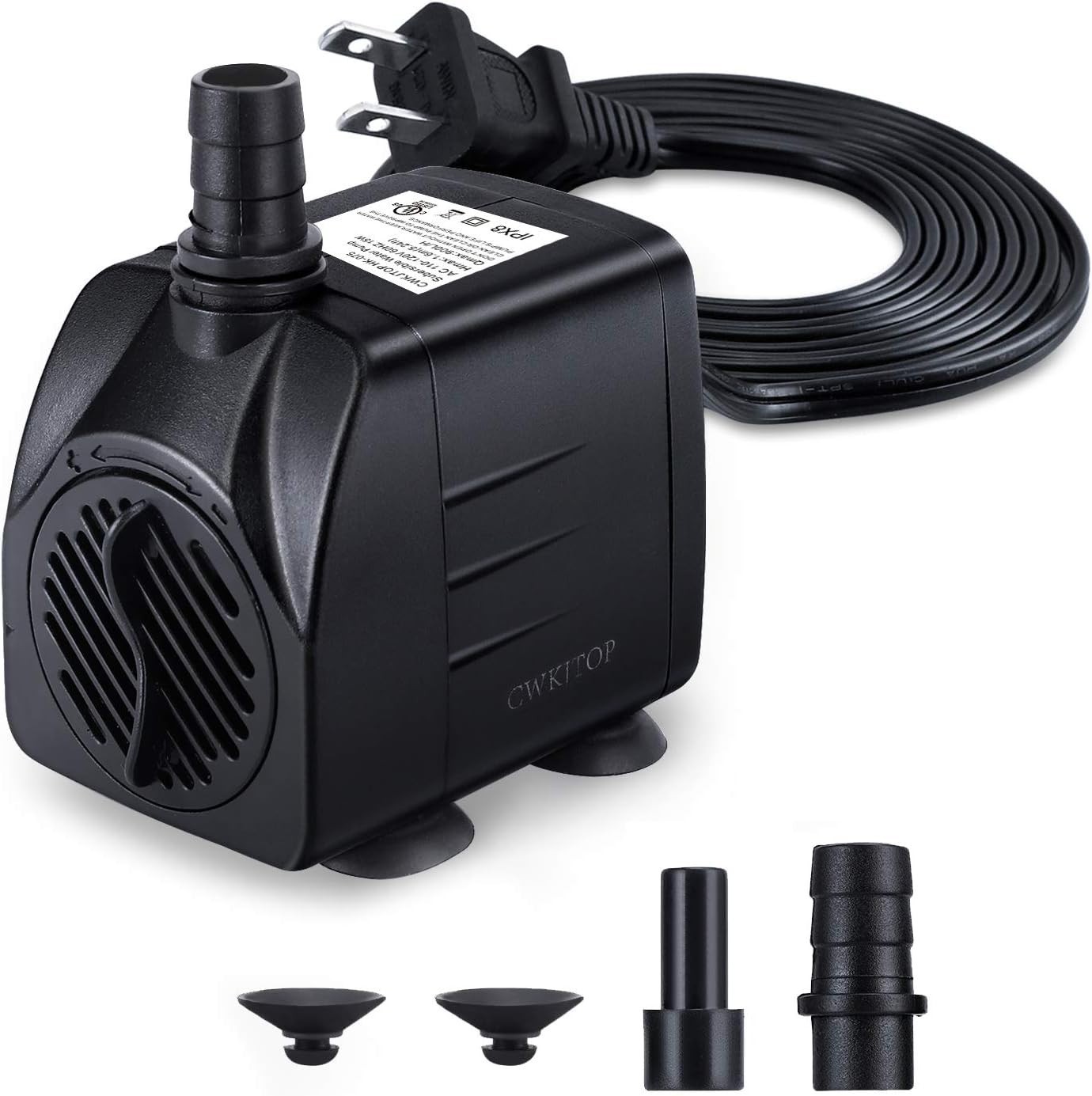 Fountain Pump, 220GPH(15W 900L/H)Submersible Water Pump, Durable QutdoorFountain gallery