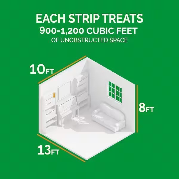 Flying & Crawling Insect Control Strip Odorless 4-Month Garage Shed Protection gallery