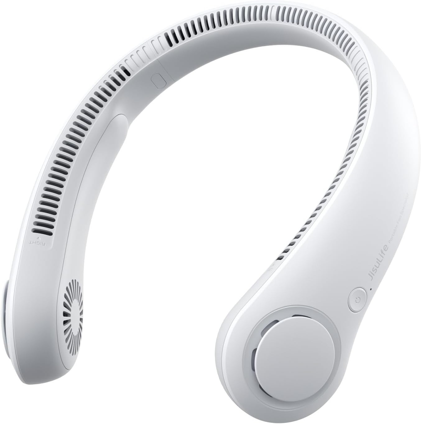 JISULIFE Portable Neck Fan, Hands-Free Bladeless, 5 Speeds, 4000 mAh Battery Ope gallery