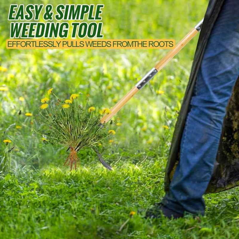 Weeder Puller Tool Stand Up Weed Tool with Long Handle Garden Weed Remover Tool gallery
