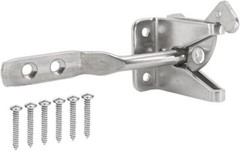 Automatic Self Locking Gate Latch Lock for Metal Wood & PVC Gate – Satin Finish