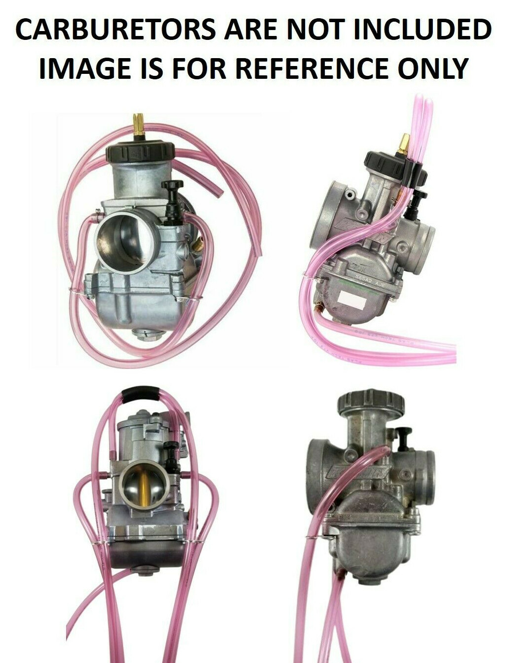 Vent Hose Kit Carburetor Overflow Keihin FCR MX Mikuni Carb Replica Pink gallery