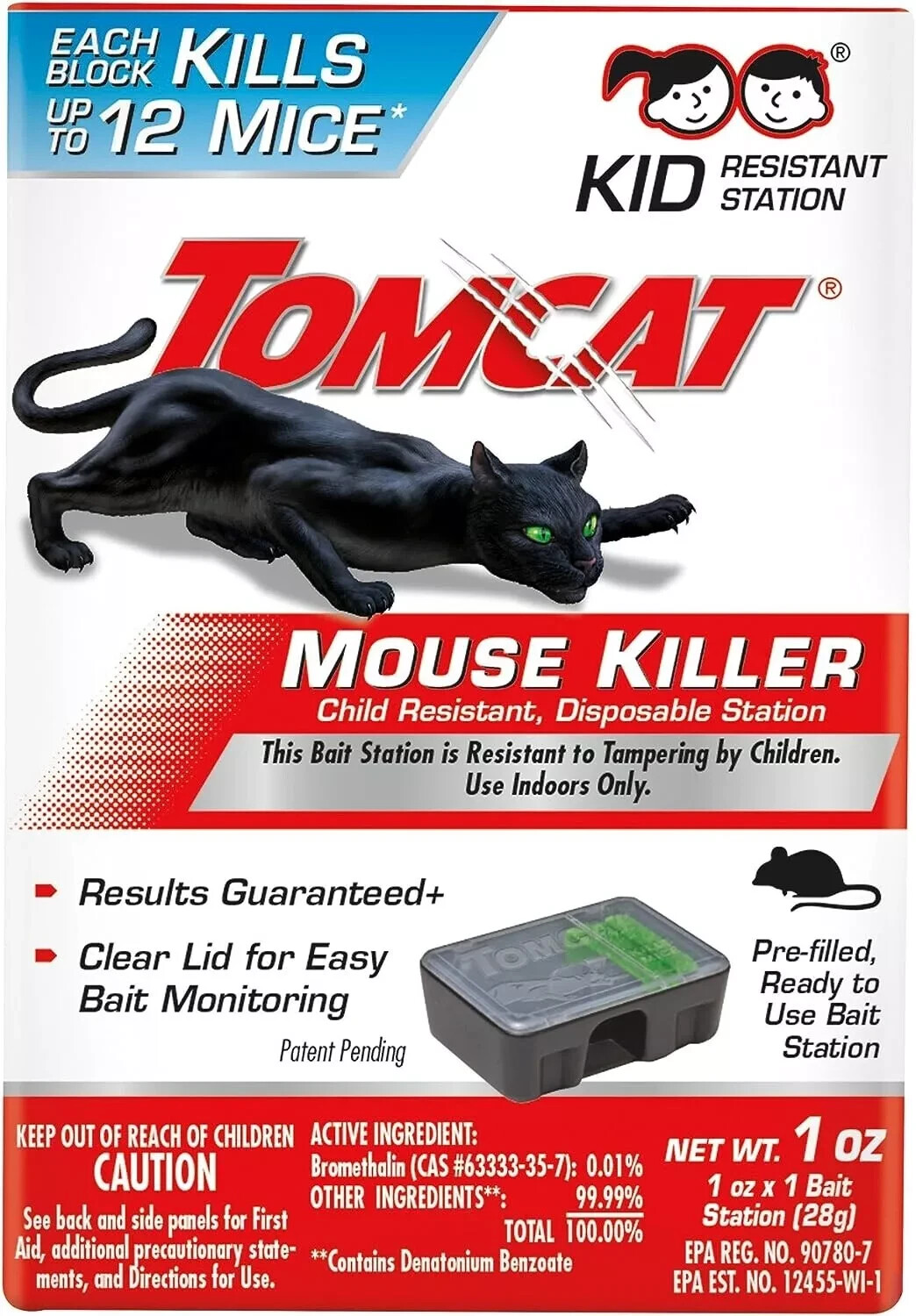 Tomcat Mouse Killer Rats Mice Rat Bait Station Rodent Poison Trap Fast Shipping gallery