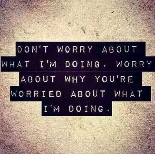 Mind Your Businesses Sticker 3” Don’t Worry What I’m Doing Quote Funny Nosey gallery