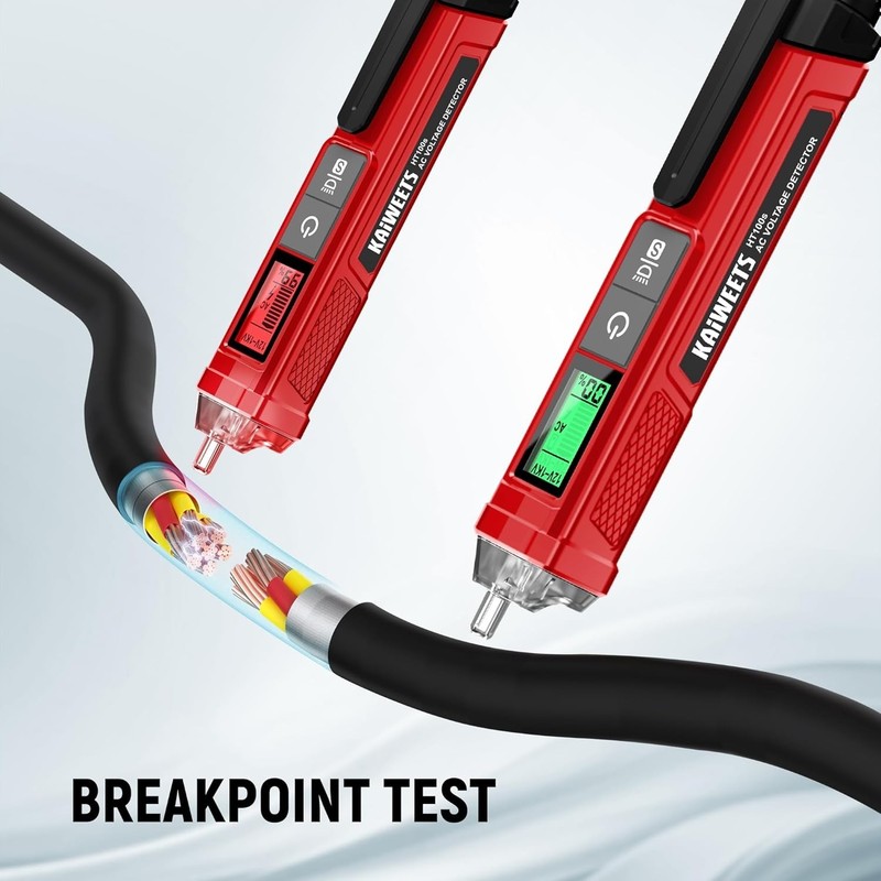 Electrical Tester Non-Contact Voltage Tester AC 12-1000V Dual Range Live/Null gallery