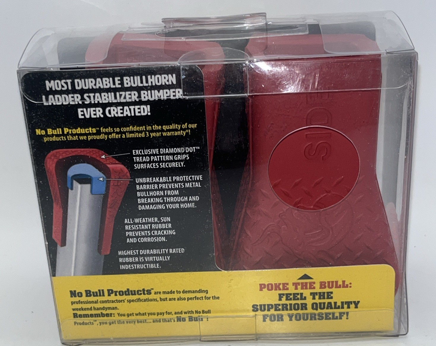 No Bull Ladder Stabilizers Bumpers 2-Pack HW-001-009 - New Protect Your Siding gallery