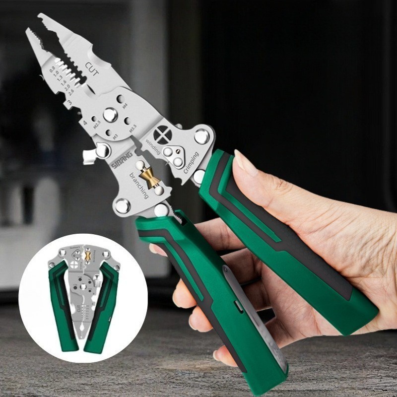 18 IN 1 Foldable Wire Stripper Tester​​ Multi-Function Plier with Voltage Tester gallery