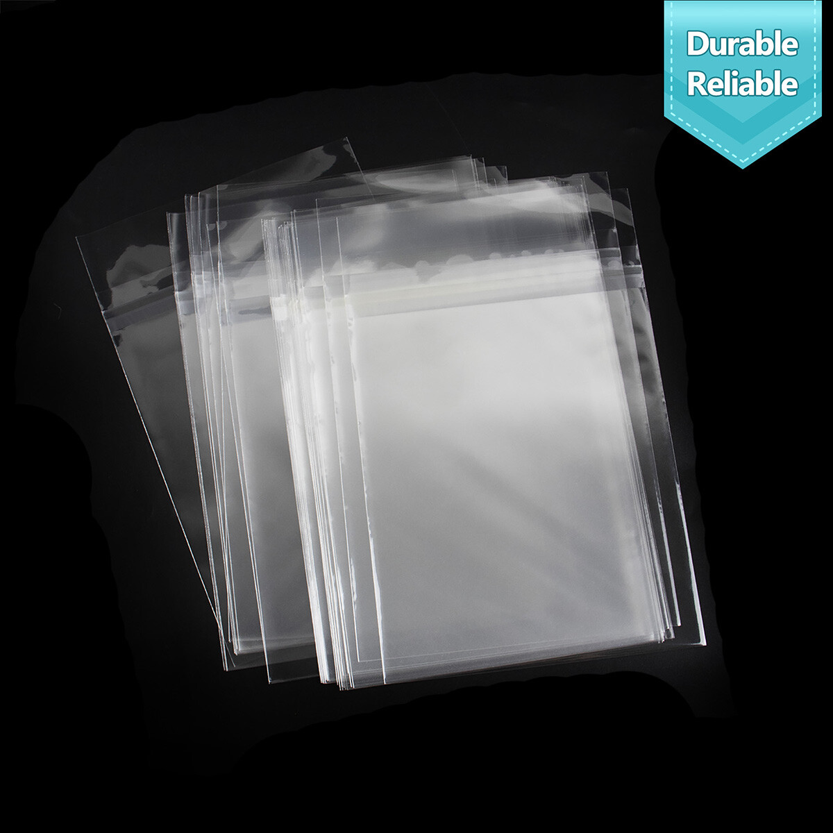 7x9" 500/1000/2000PCS Clear Resealable Poly Bags Plastic Bags Self Adhesive Seal gallery
