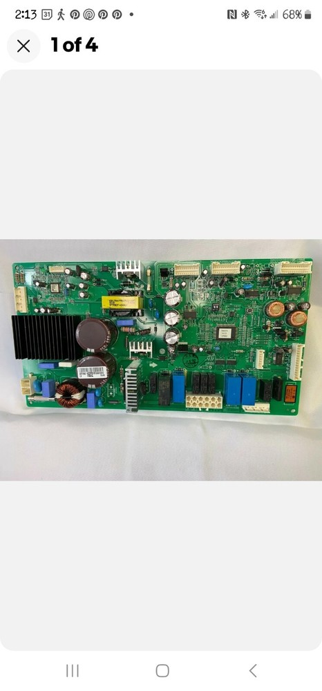 LG EBR78931602 Refrigerator Main Control Board