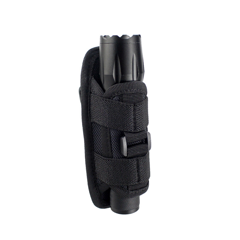 Tactical 360 Degrees Rotatable Flashlight Pouch Holster Torch Case gallery