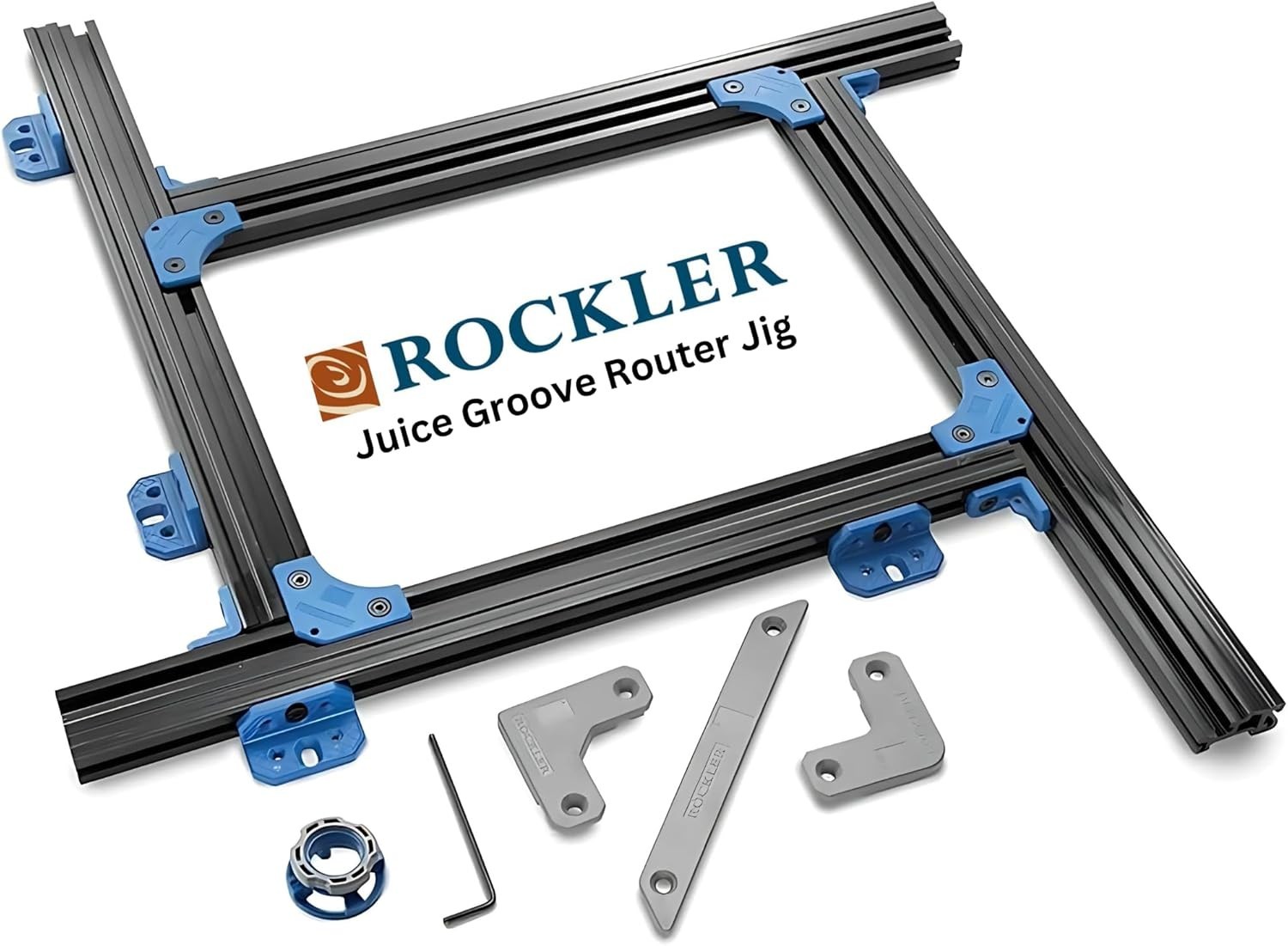 Juice Groove Router Jig for Cutting Board Up to 18” x 18” - Adjustable Juice gallery