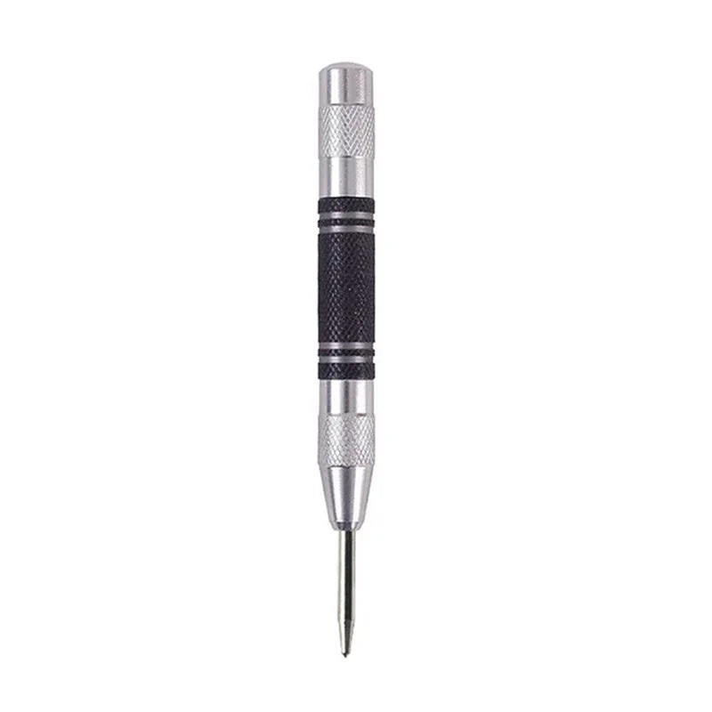 2 Super Strong Automatic Centre Punch Adjustable Spring Loaded Metal Drill TooL gallery
