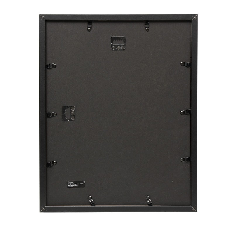 FrameWorks 16” x 20” 2-Pack Black Back-Loading Wooden Poster Frame with gallery