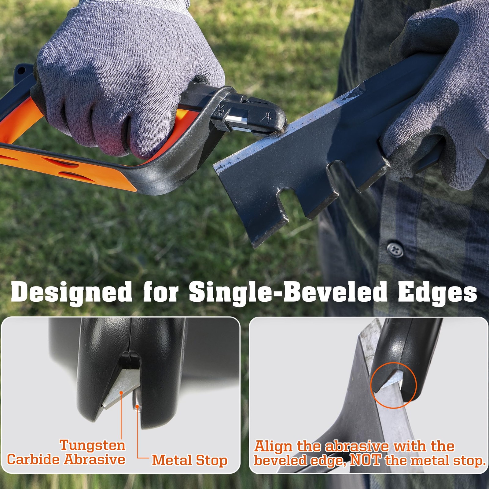 SHARPAL 103N Multi~Sharpener for Knives, Garden Tools, Lawn Mower Blades gallery