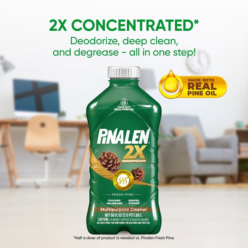 (3 pack) 2X Multipurpose Cleaner - Fresh Pine Scent (56 fl oz) Fast delivery gallery