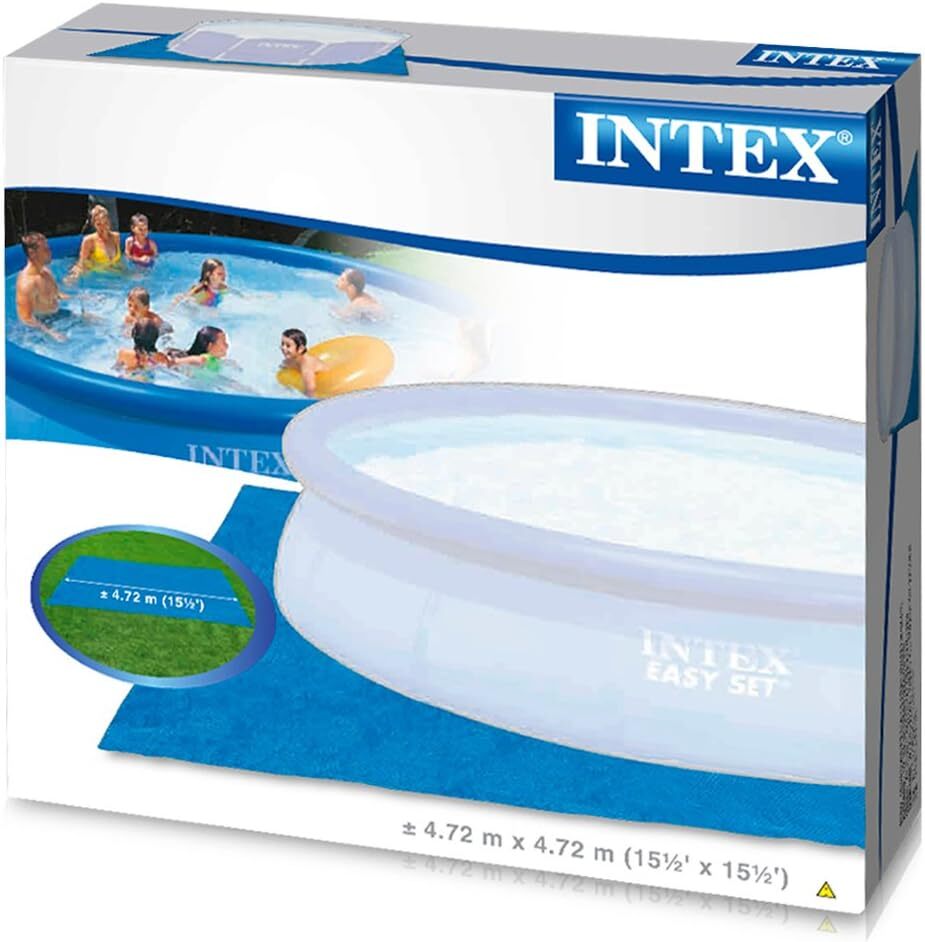 Intex 15 Foot Swimming Pool Ground Cloth Durable Protection For Pool Bottom gallery
