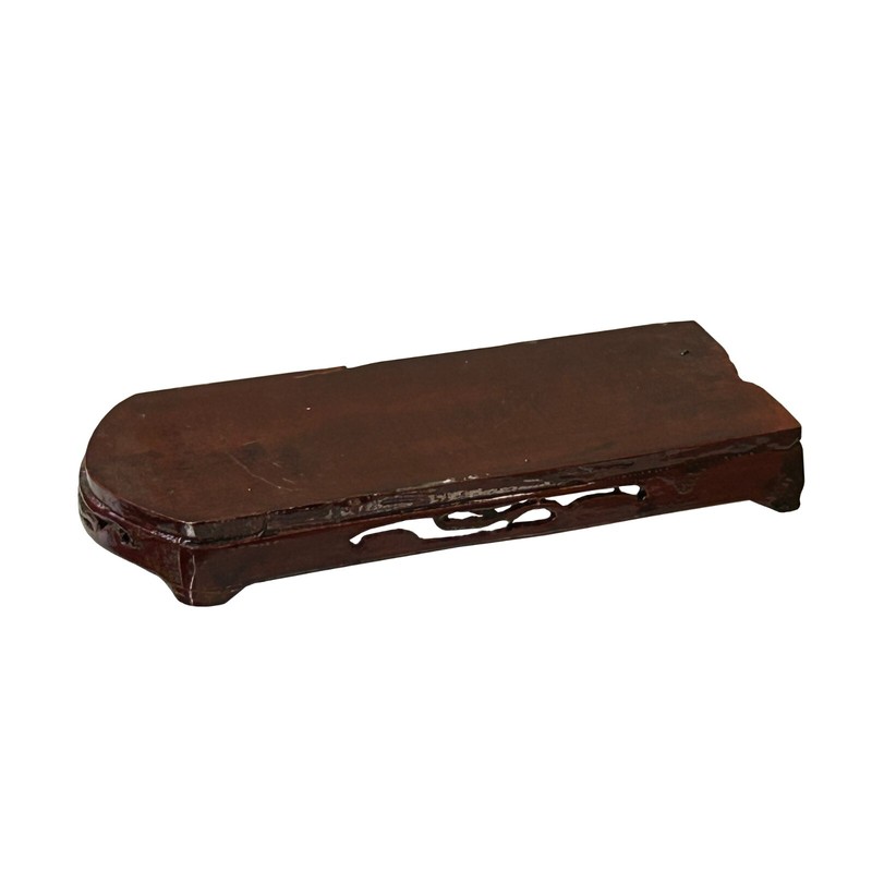 6.5" Medium Brown Wood Rectangular Shape Display Stand Riser Easel ws4110 gallery
