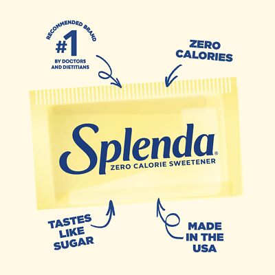 Splenda No Calorie Sweetener Packets 400 Count Sugar Substitute Made in USA gallery
