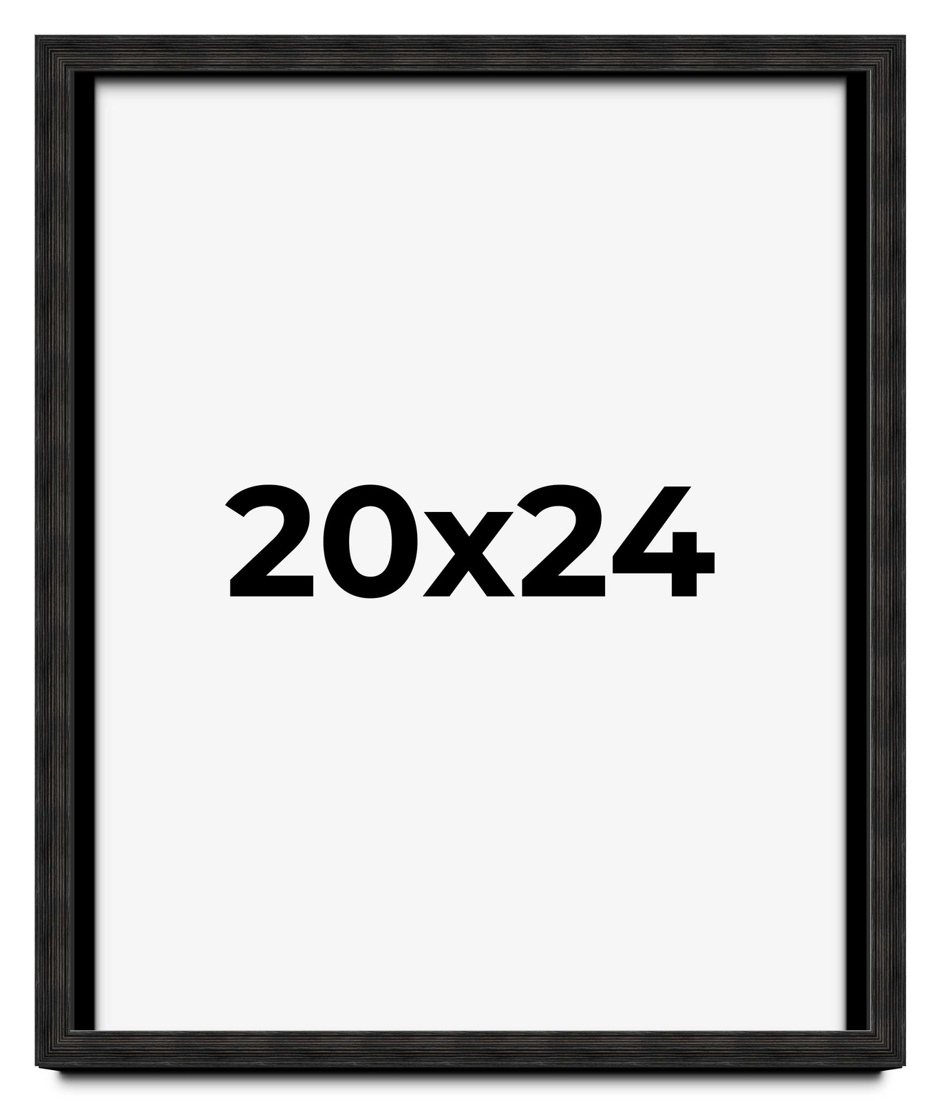20x24 Shadow Box Black Rustic Barnwood Display Frame | 1.125 Inch Deep | 0.875 gallery