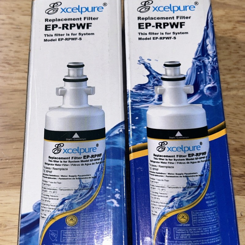 Excelpure EP-RPWF Replacement Filter For Model EP-RPWF-S Set Of 2 NEW! gallery