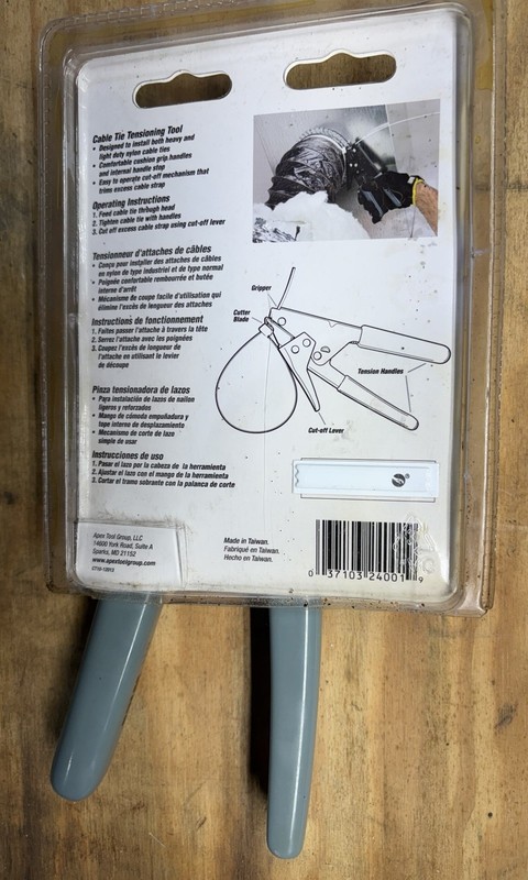 Crescent Wiss Tools WT1 Hand Cable Tie Tensioning HVAC Tool , 7-1/2" 7005598 gallery