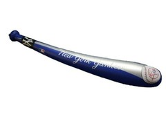 NY Yankees Inflatable Large Baseball Bat Inflate Toy Fun Sports Gift Prize
