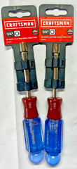 Craftsman SAE 1/4″ Nut Drivers CMHT65123 Lot Of 2 Full Lifetime Warranty New
