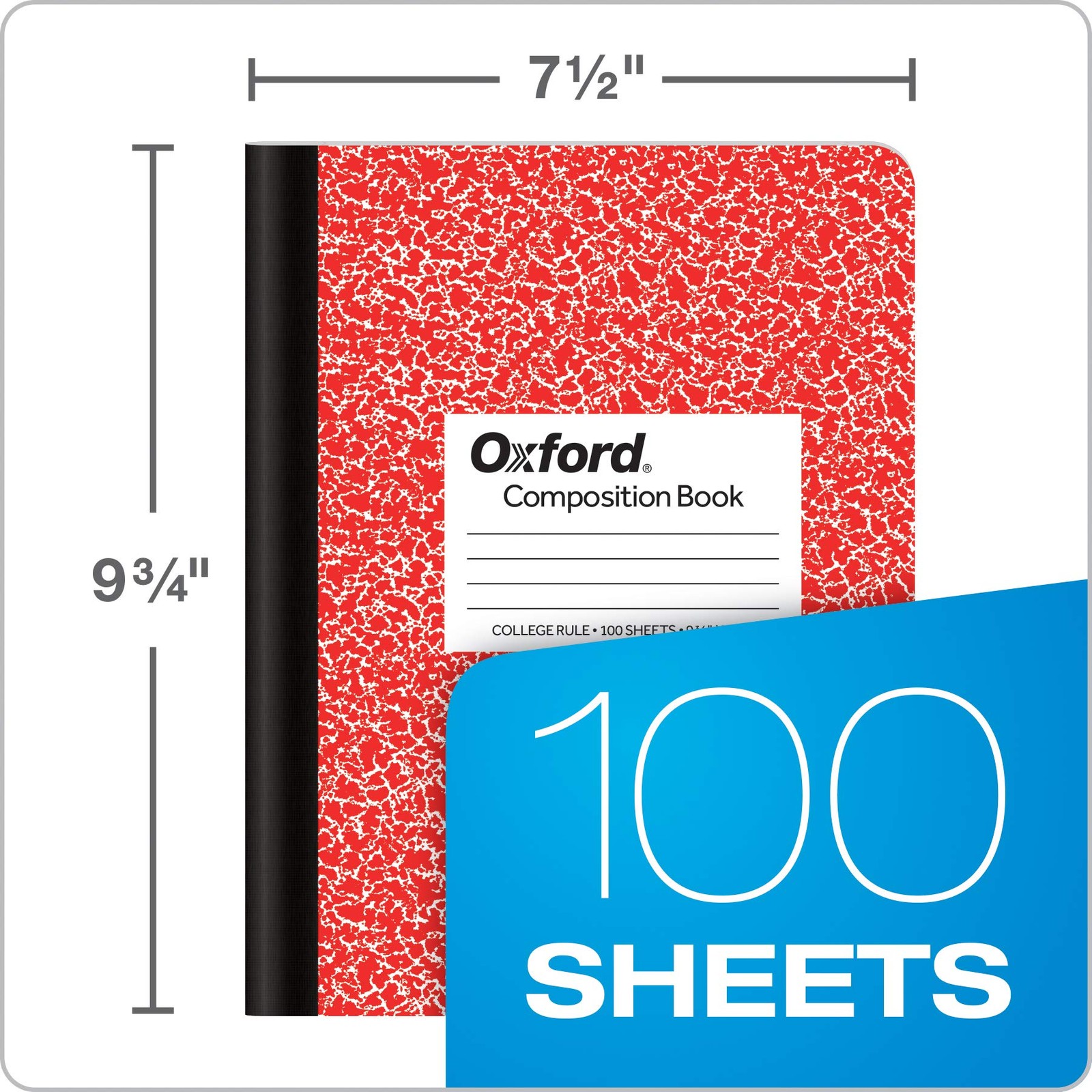 Composition Notebook 6 Pack, College Ruled Paper, 9-3/4 x 7-1/2 Inches, 100 S... gallery