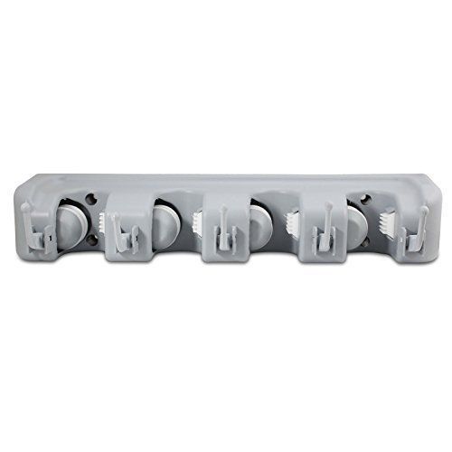 Wall Mounted Non Slide Broom Mop Holder Home Kitchen Storage Bathroom Hanger gallery