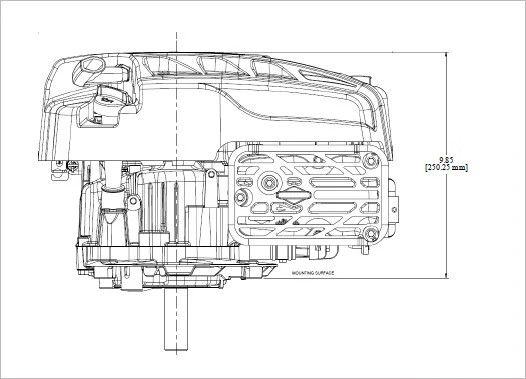 Briggs & Stratton Professional 8.75 GT 190cc Vertical Engine | 125P02-0085-F gallery