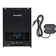 100A MPPT Solar Controller 12V/24V/36V/48V Solar Charger 250V & Bluetooth BT-02