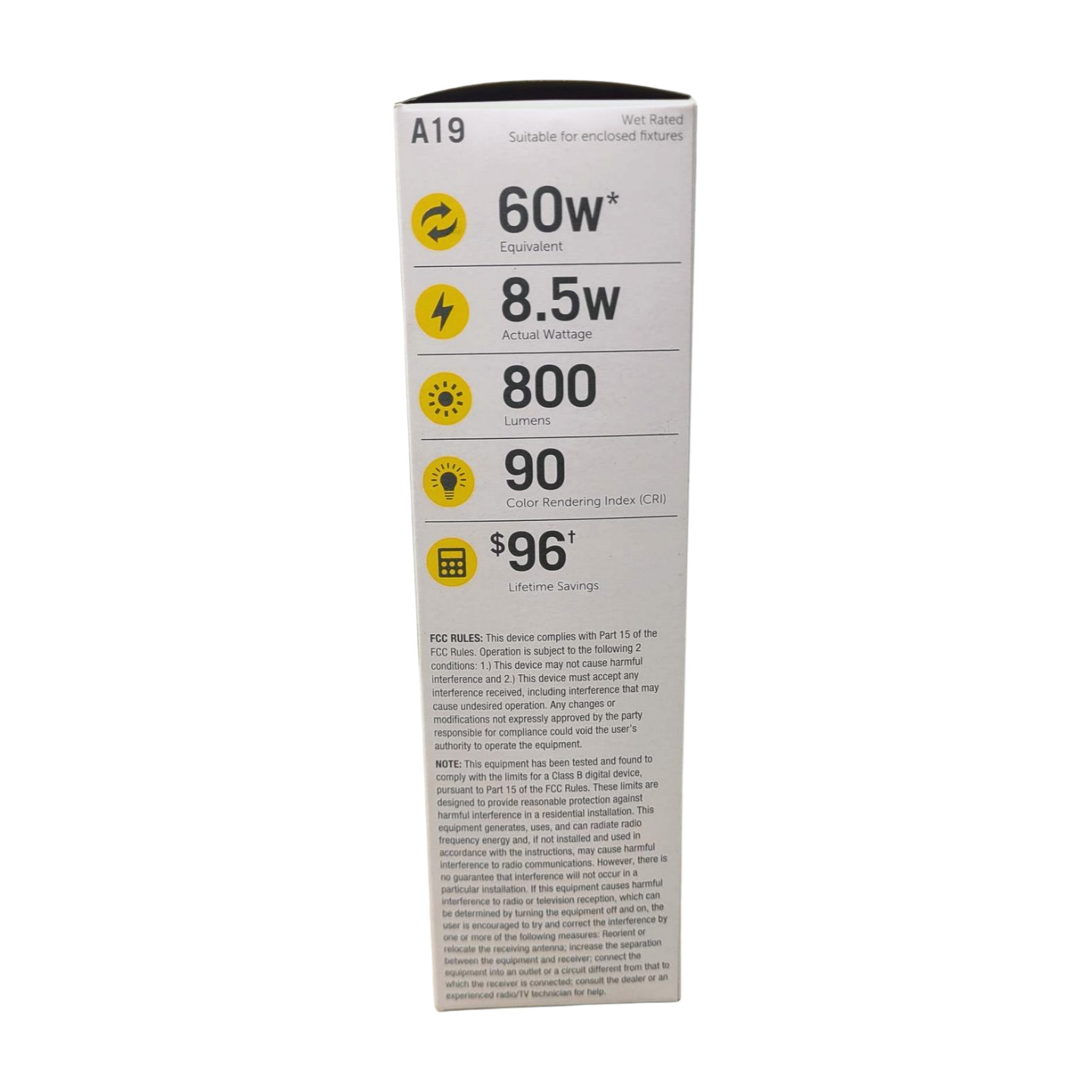 Utilitech 60 -Watt EQ A19 Bright white Medium screw base E26 Dimmable LED 8.5W gallery