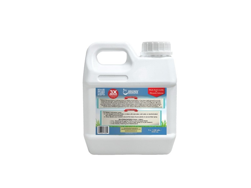 Premium Worm Casting Tea Extract (1 Liter / 32 oz) - Organic - Made Fresh Weekly gallery