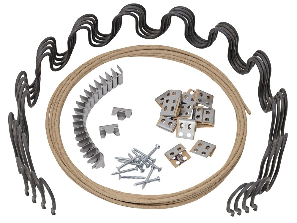 25" Couch Spring Repair Kit to Fix Sofa Support for Sagging Cushions - includ