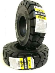 Two- 6.00-9 Tires Solid Solver Forklift Tire 6.00/9 Flat Proof 6009 6.00-9 (4.00