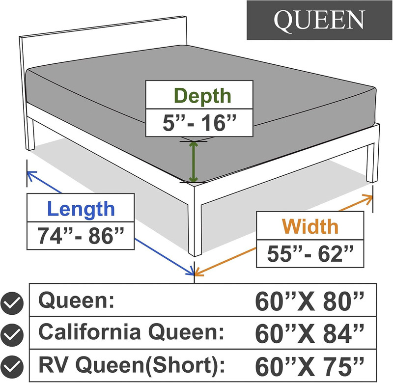 Stretch Queen Fitted Sheet Only - Jersey Knit & Soft Cozy T-Shirt Like, 4-Way St gallery